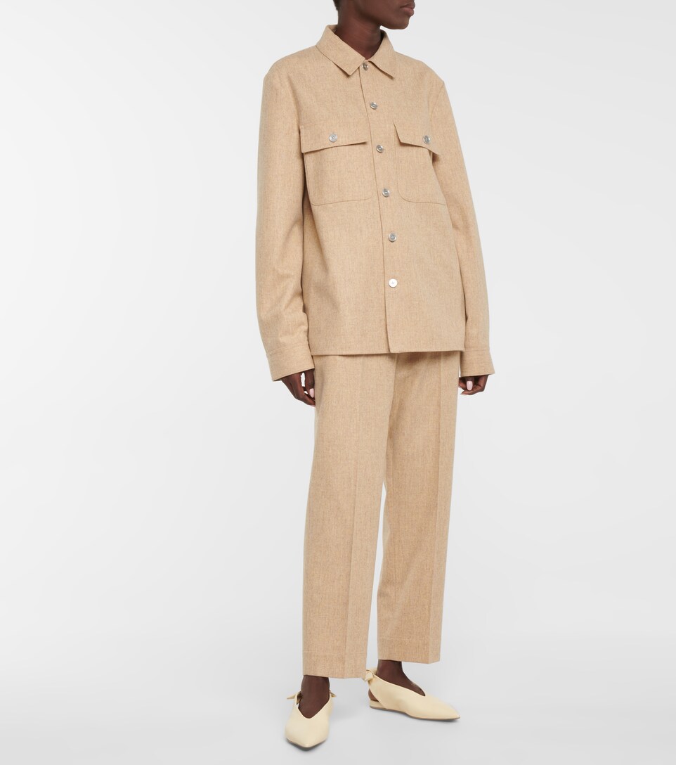 Jil Sander - Wool-blend shirt jacket 