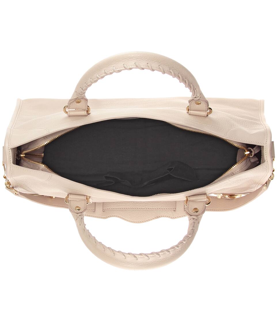 classic city leather tote