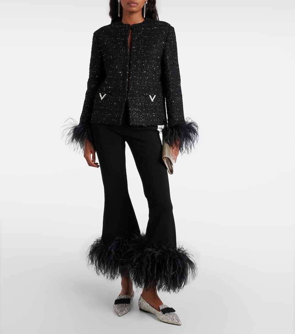 jimmy choo gala glitter flats