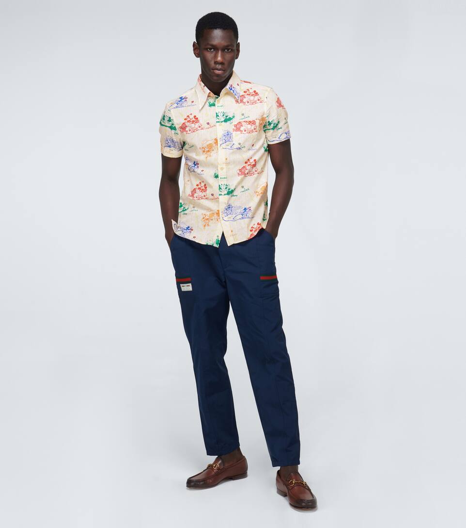 GUCCI Disney x Gucci short-sleeved shirt,P00439813