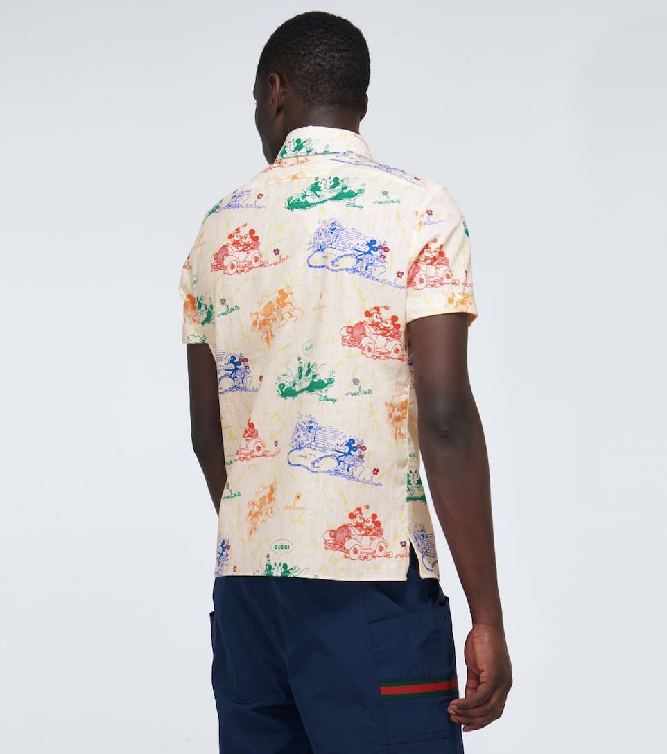 GUCCI Disney x Gucci short-sleeved shirt,P00439813