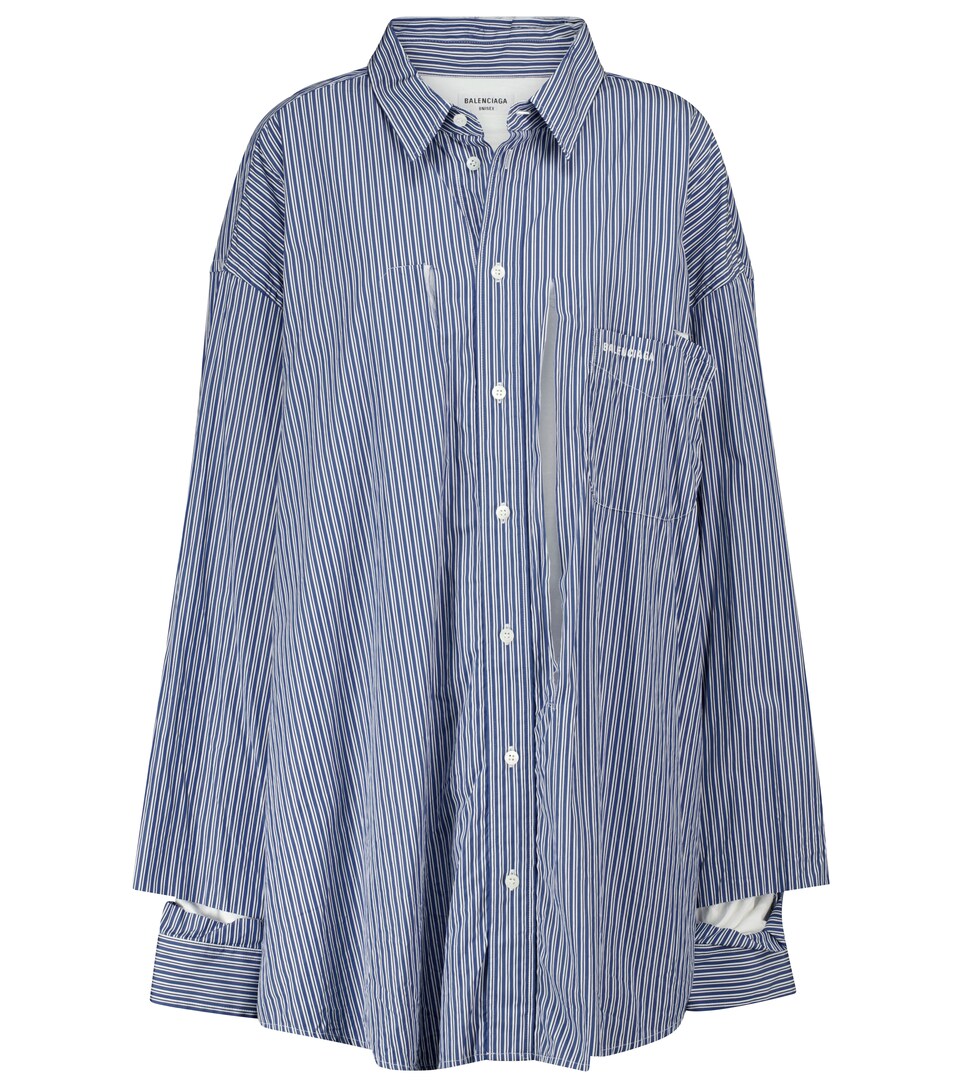 Balenciaga - Destroyed cotton shirt 