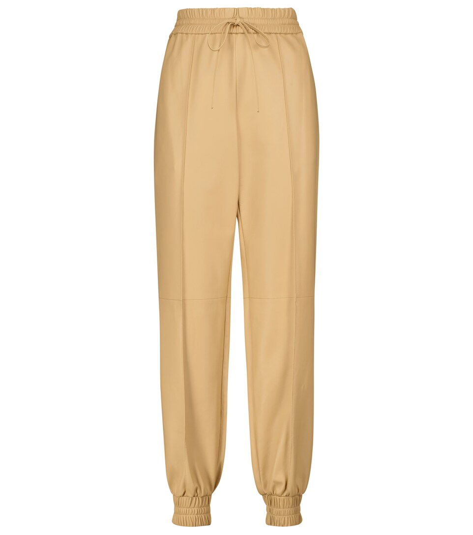 Jil Sander - Ankle-zip leather pants 