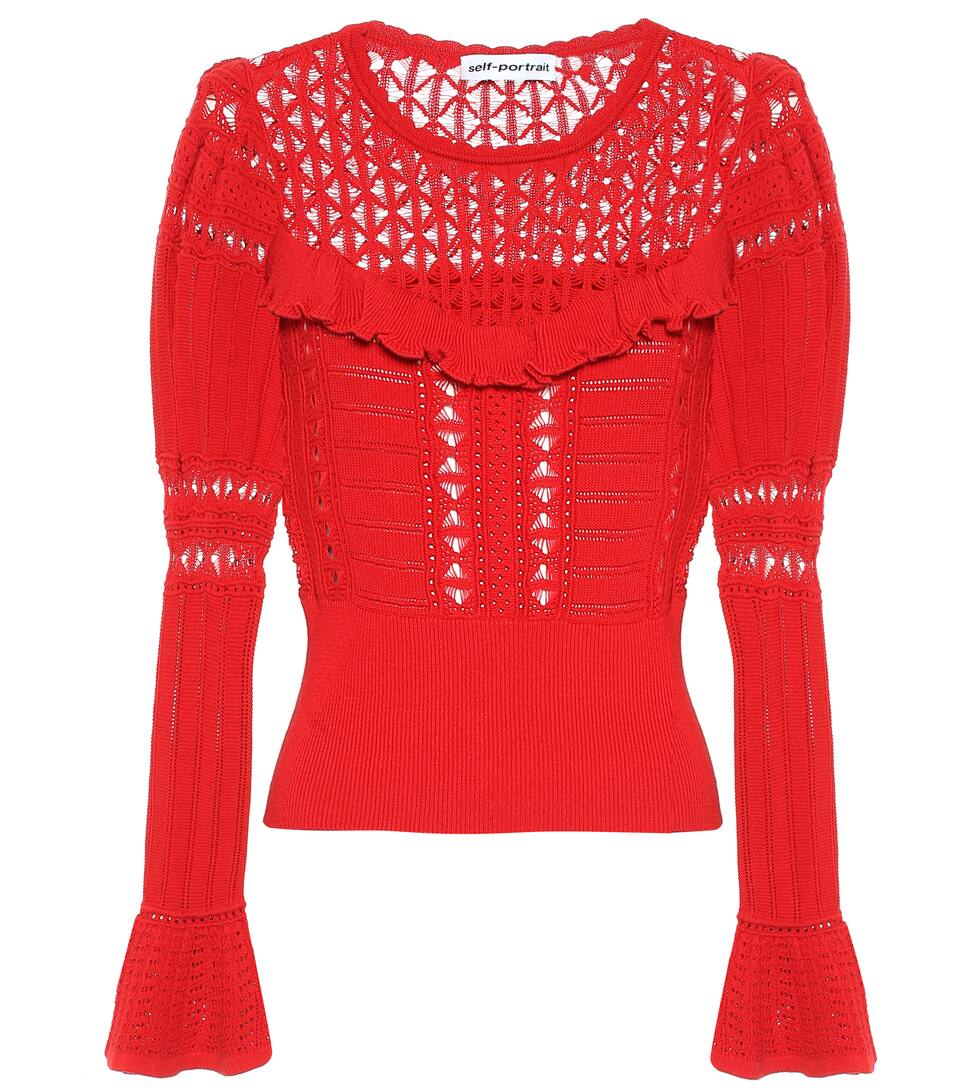 Jersey De Rojo Algodón Mytheresa Algodón Mytheresa Jersey Rojo De nwP8Ok0