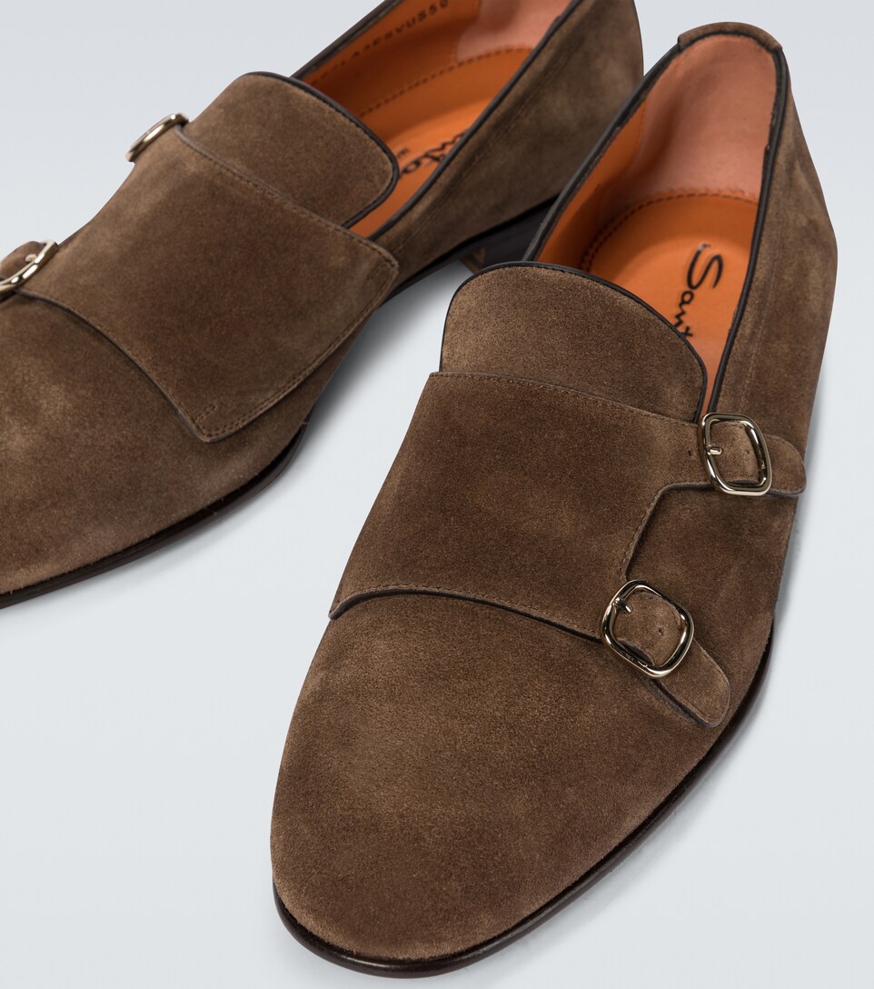 suede double monk