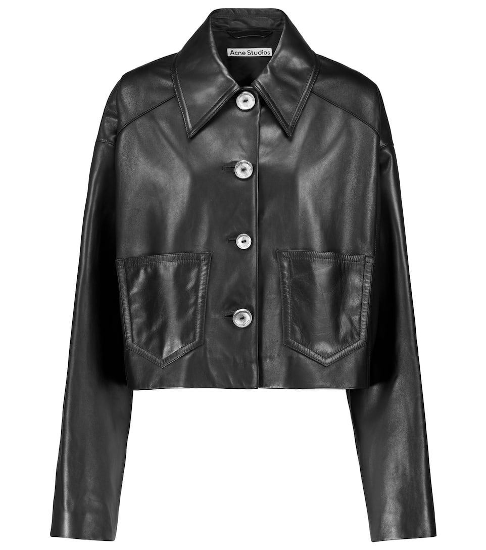 Acne Studios - Leather jacket | Mytheresa Acne Studios - Leather jacket | Mytheresa