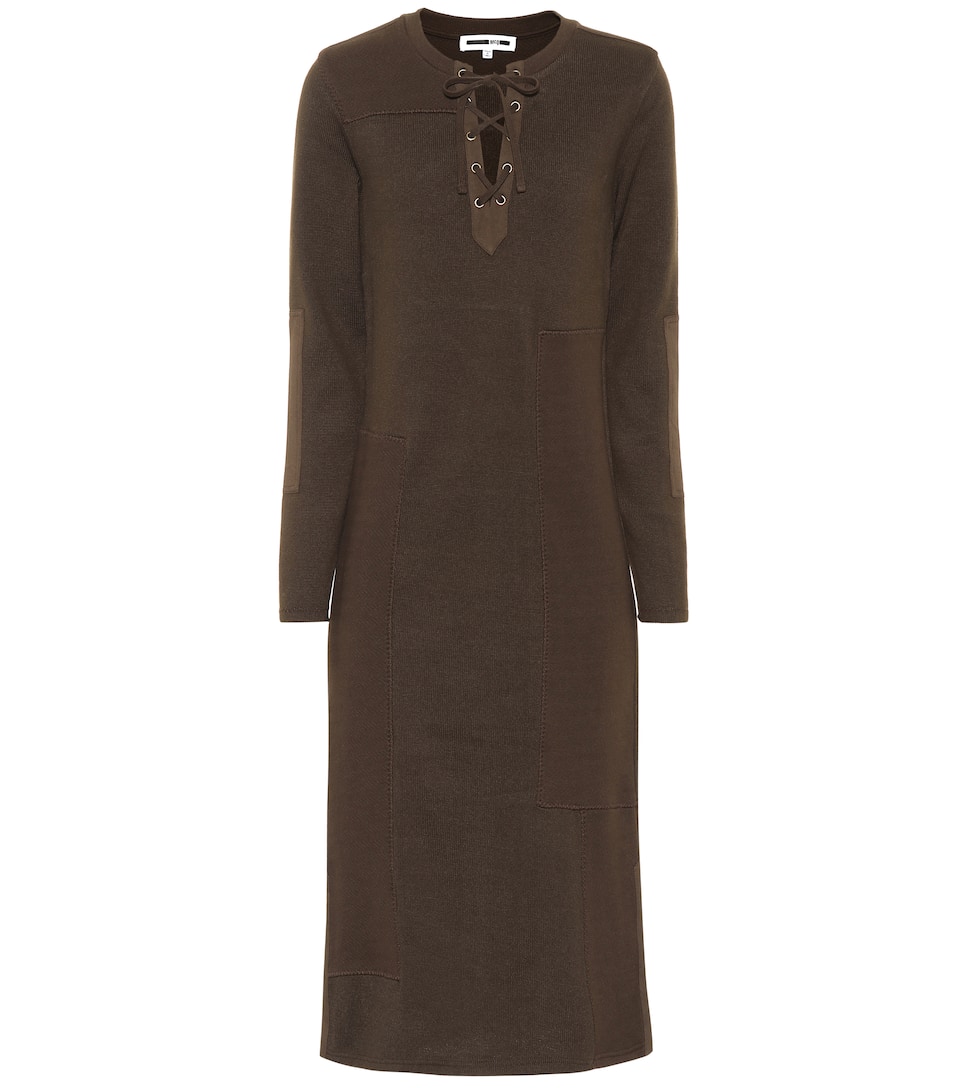 Long sleeved cotton dress clearance