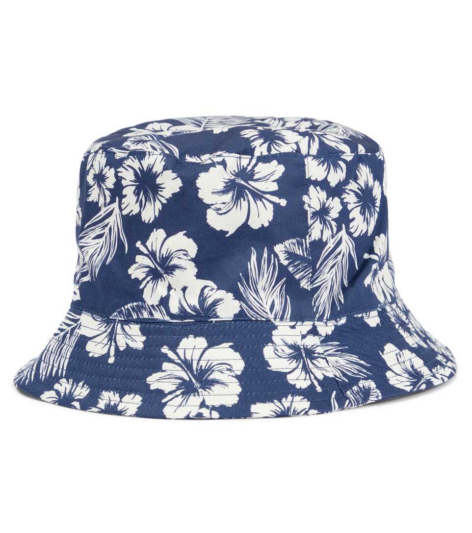 Floral cotton bucket hat 
