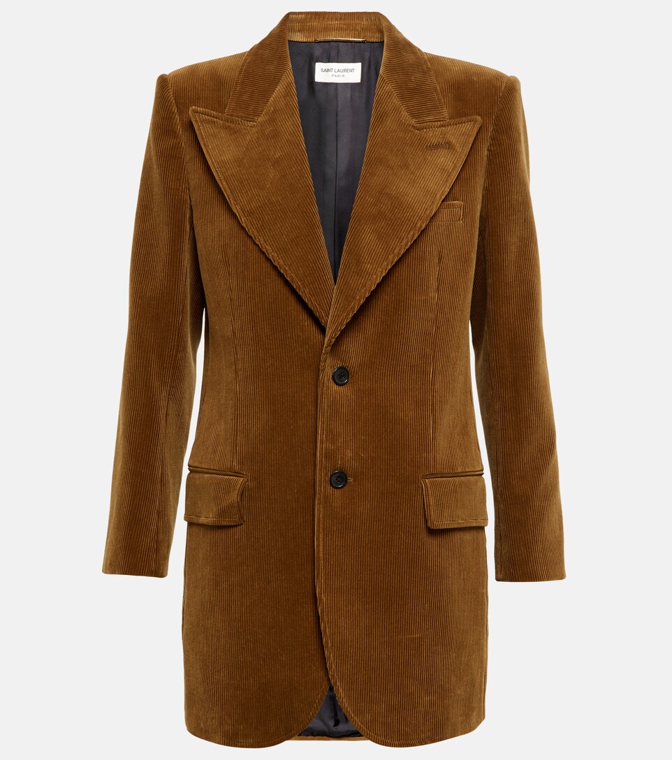 Saint Laurent - Corduroy blazer | Mytheresa