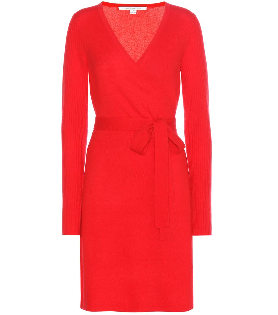 Kerry Wool And Cashmere Wrap Dress Diane von Furstenberg *