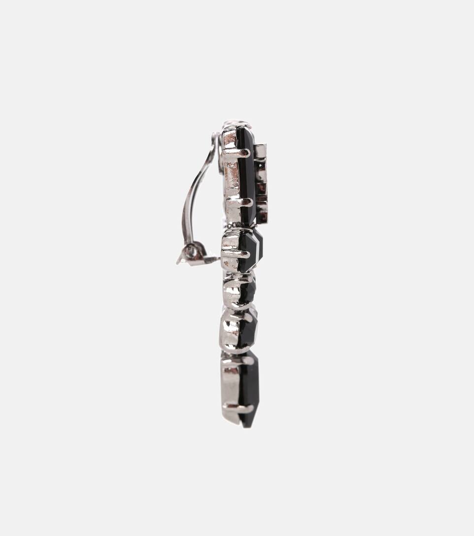 Saint D'oreilles Laurent Boucles En Clip Cristaux 0OkPN8Xnw