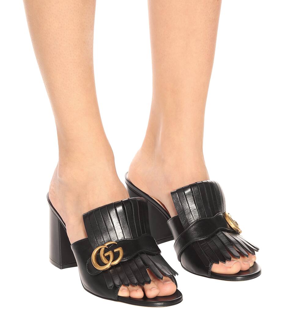 mules a talon gucci