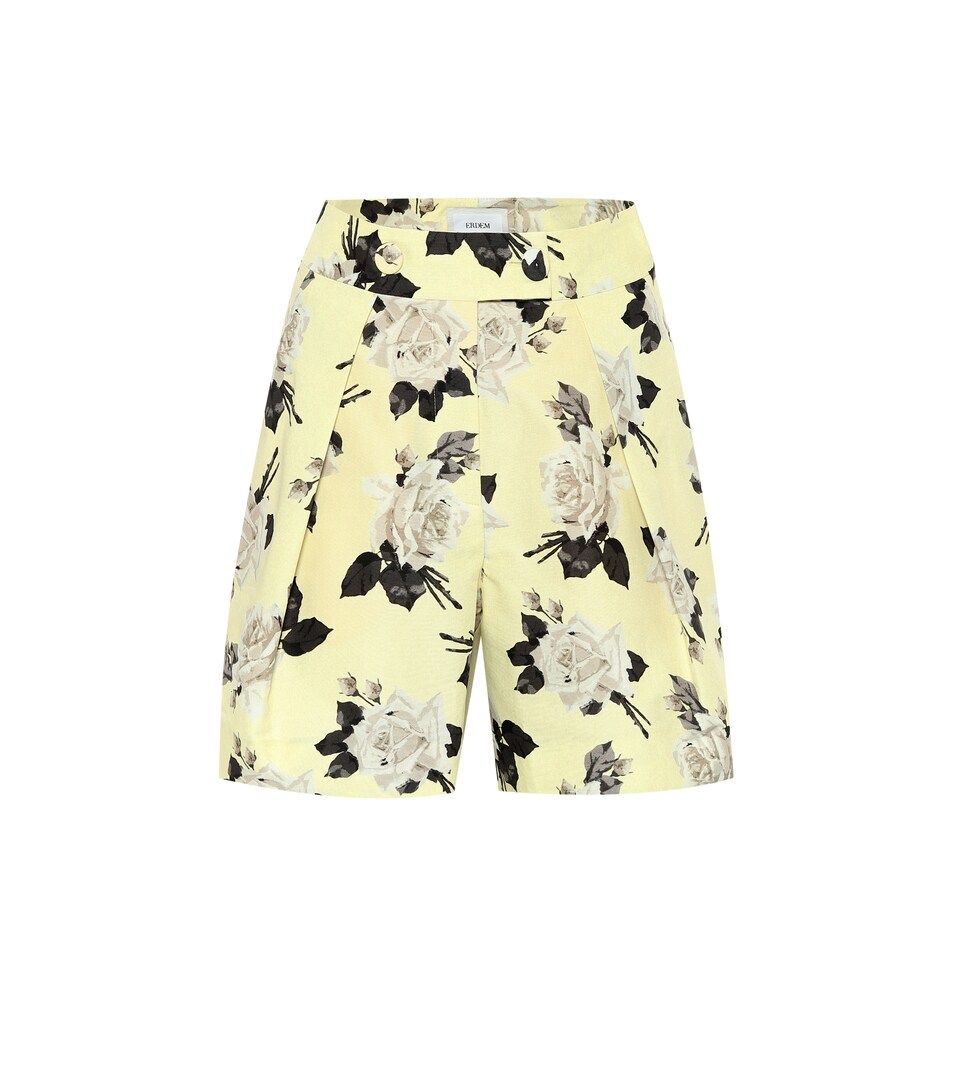 Howard high-rise floral cotton shorts 