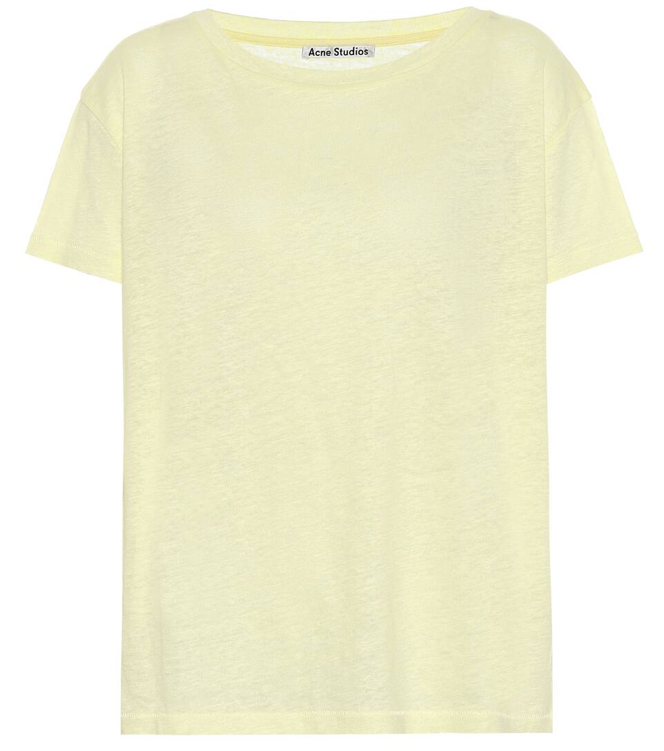 acne linen t shirt