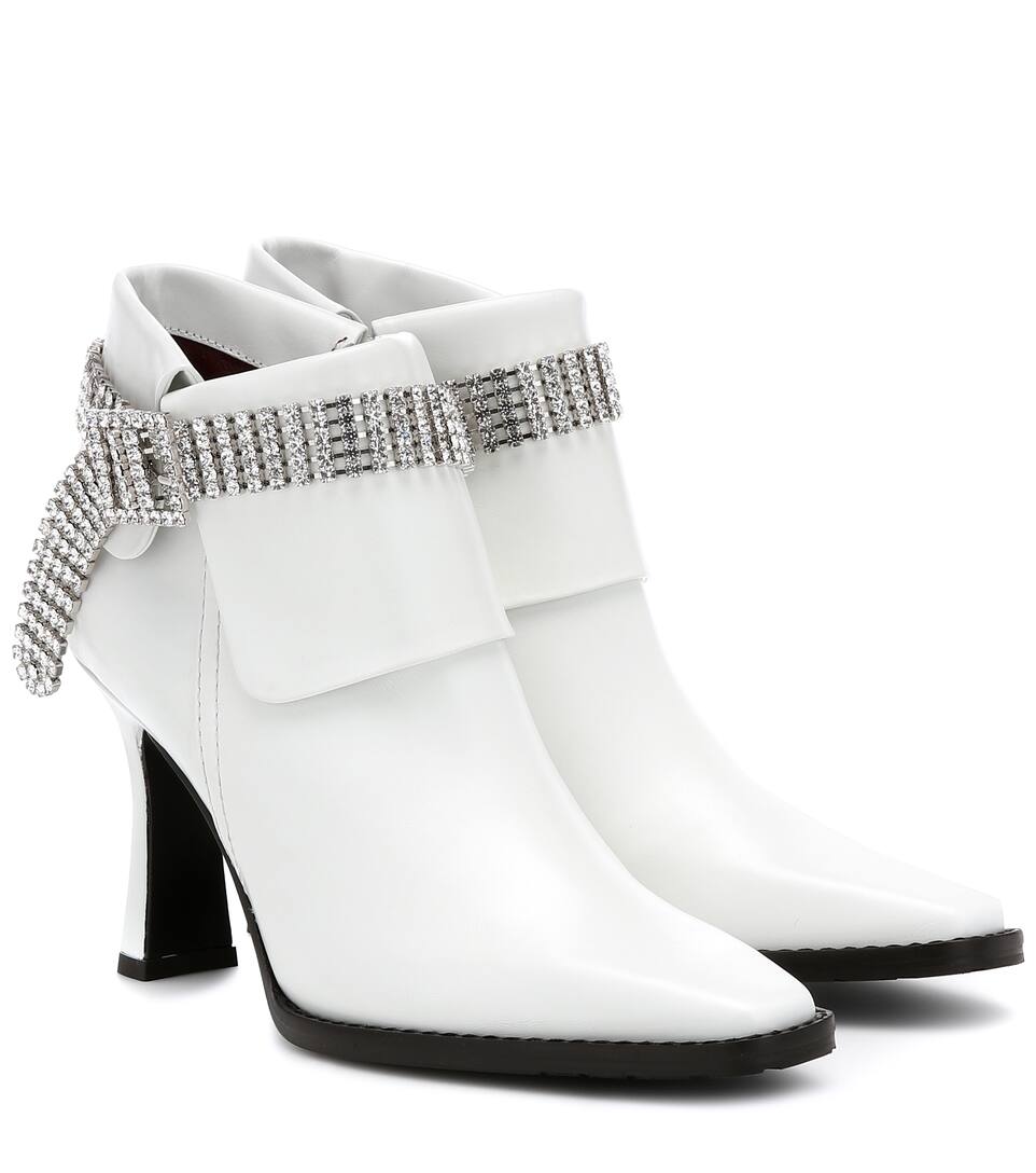 Verzierte Ankle Boots Niki Aus Leder | Sies Marjan Mytheresa Verzierte Ankle Boots Aus Leder Versace | Mytheresa