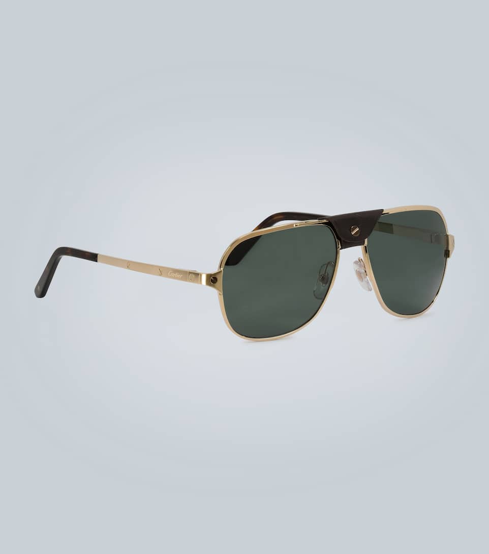 AviatorStyle Sunglasses Cartier Eyewear Collection Mytheresa