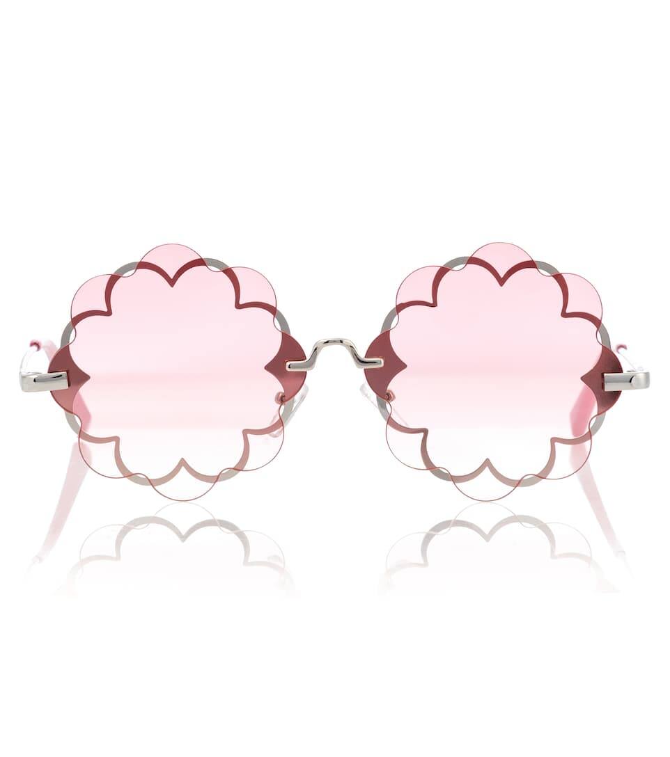 Flower shaped sunglasses clearance