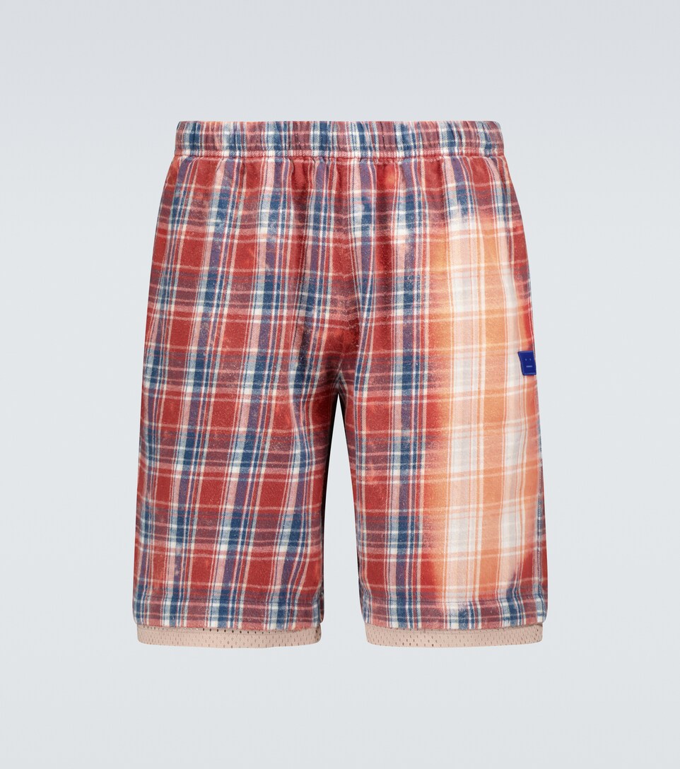 Acne Studios - Flannel checked shorts 