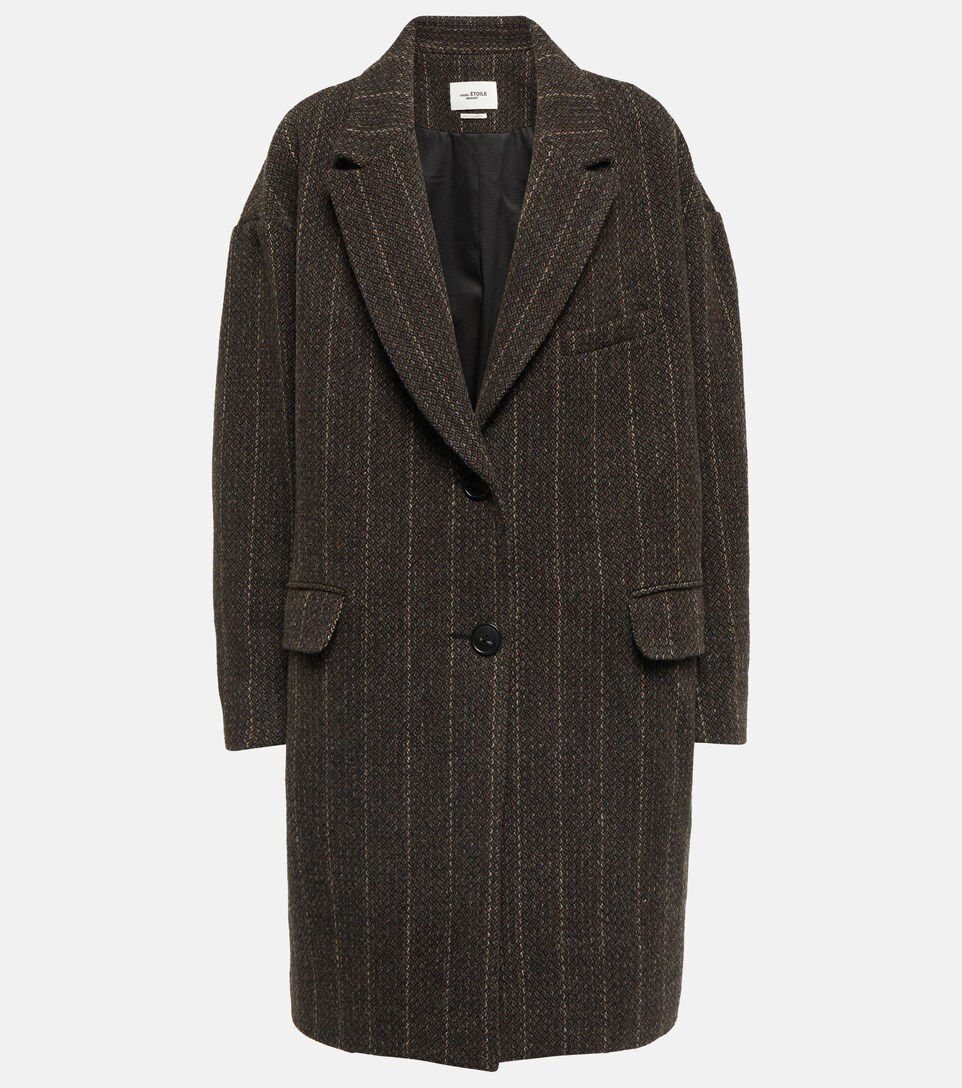 Striped wool coat | Mytheresa