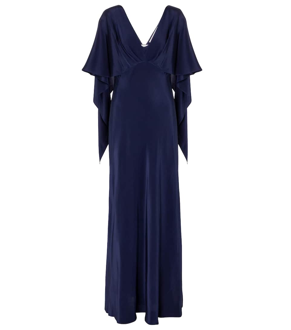 DIANE VON FUSTENBERG black and blue wrap style big collar waist tie 100/% silk dress SM. Ladies designer dress