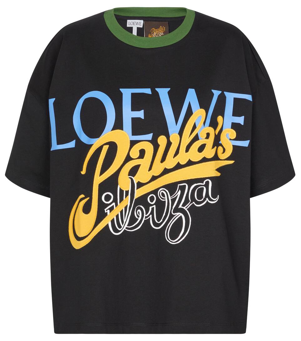 Paula's Ibiza logo cotton T-shirt