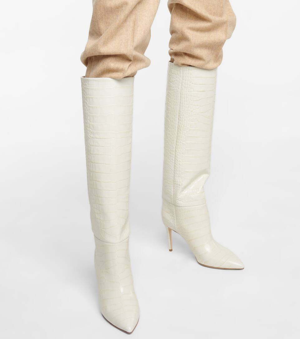 paris texas white croc boots