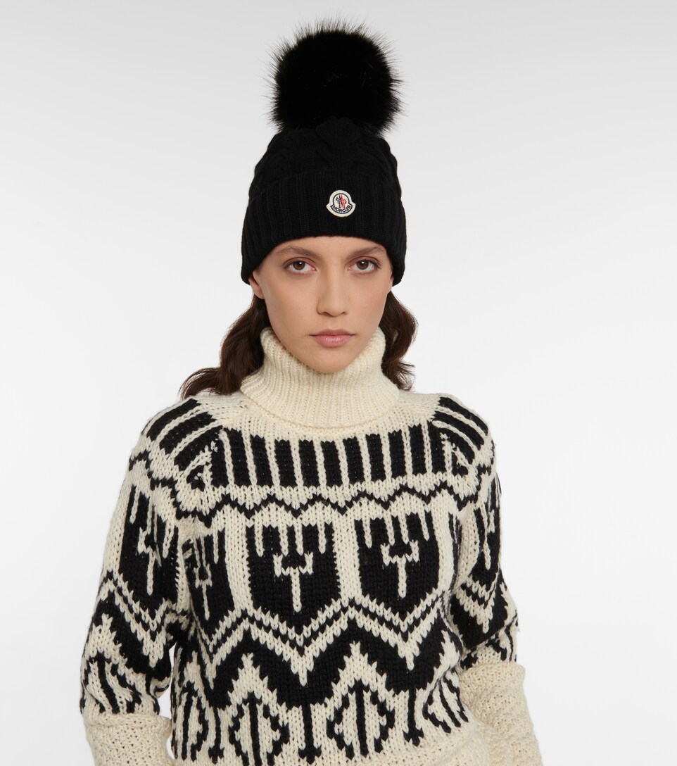 Moncler - Wool and cashmere beanie 