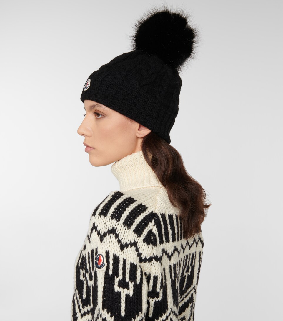 Moncler - Wool and cashmere beanie 