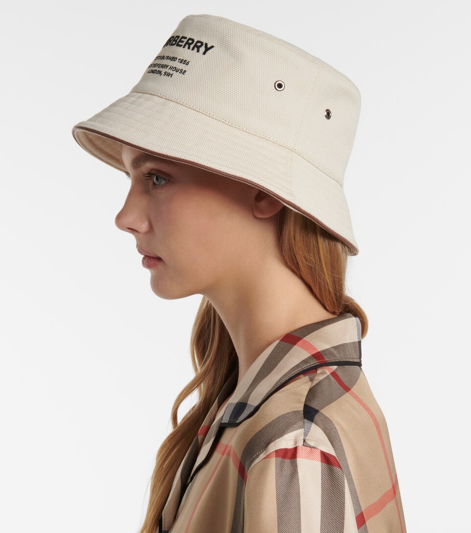 Burberry - Horseferry cotton bucket hat 