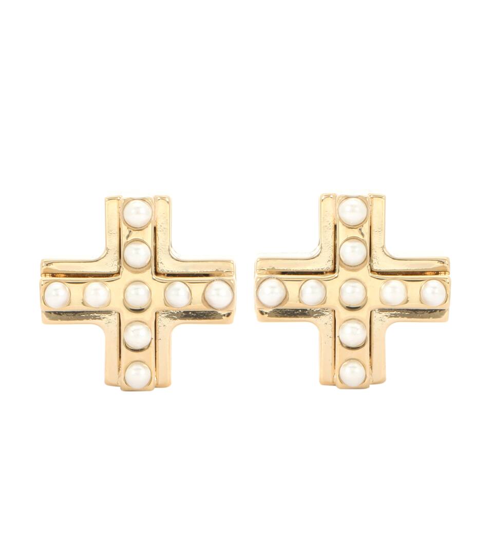 Gold magnetic earrings clearance