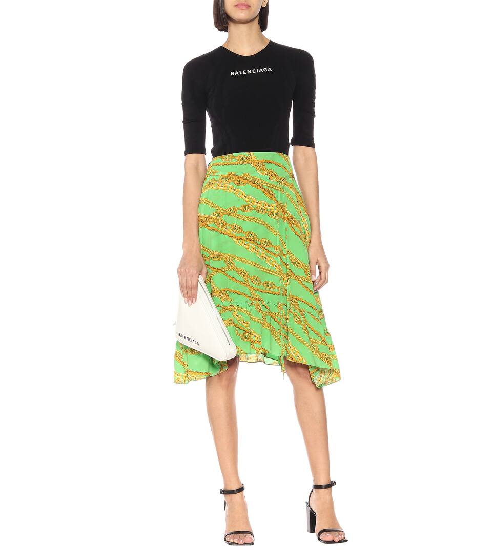 A Stampa Abito Abito Midi Balenciaga Midi Balenciaga qLjUpGzSMV