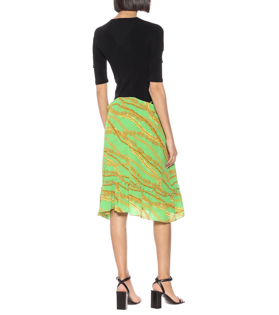 A Stampa Abito Abito Midi Balenciaga Midi Balenciaga qLjUpGzSMV