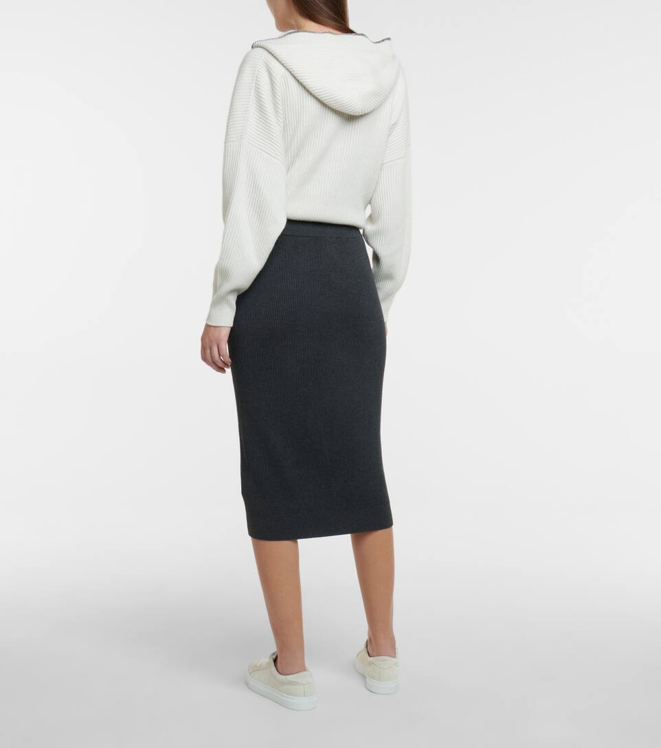 cotton knit skirt