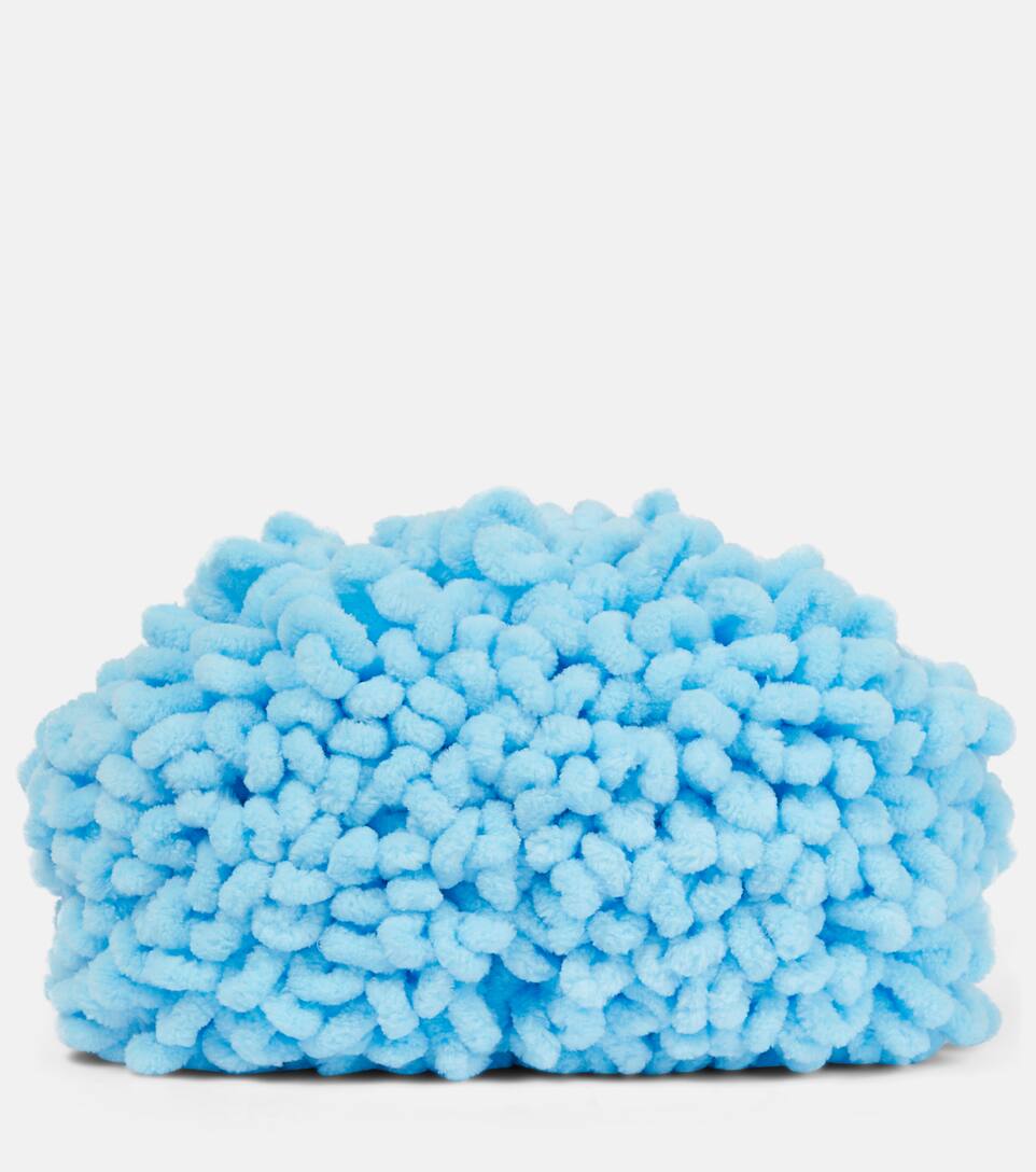 Pouch Mini chenille clutch