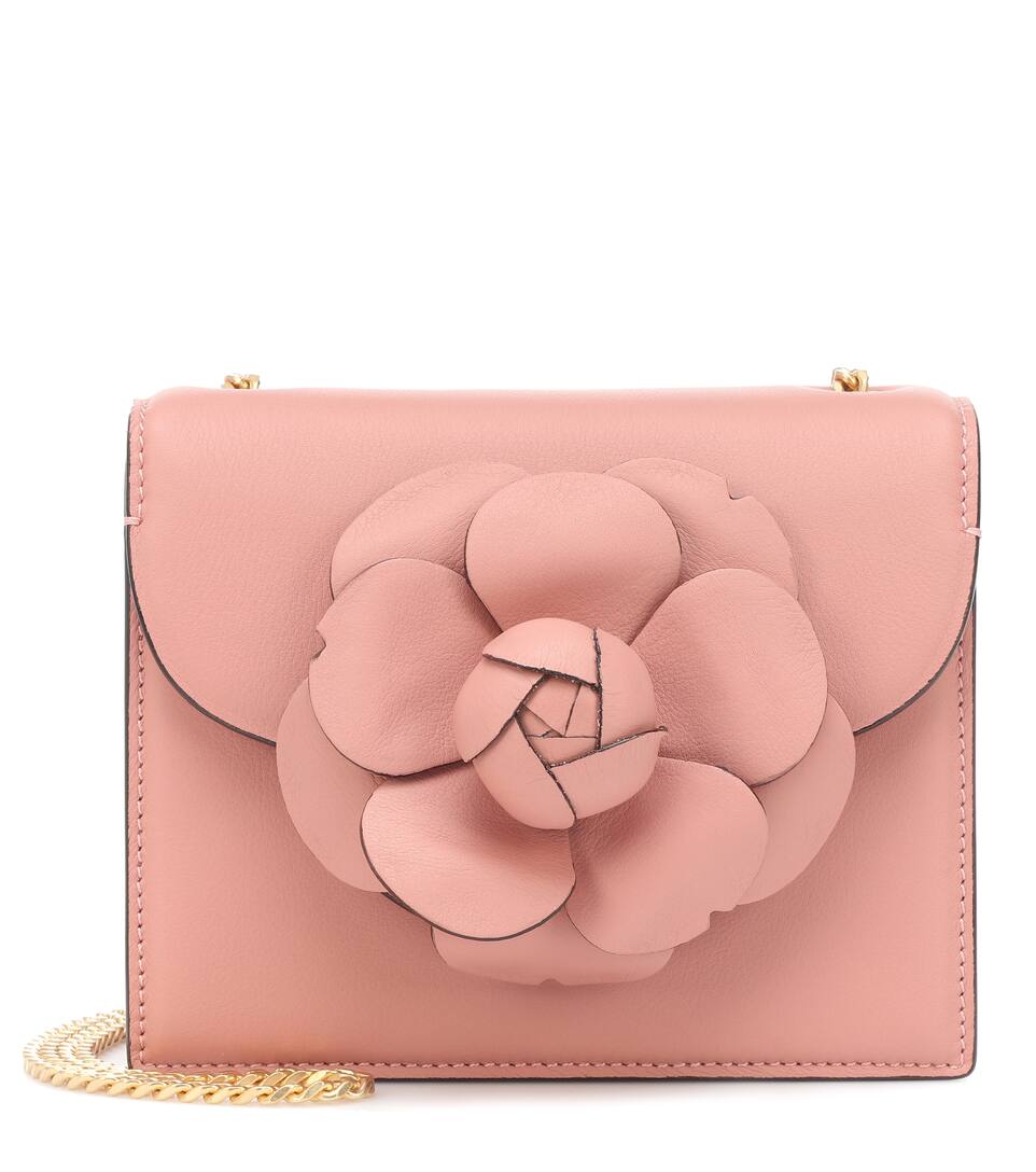 Mini Tro Leather Shoulder Bag Oscar De La Renta Mytheresa
