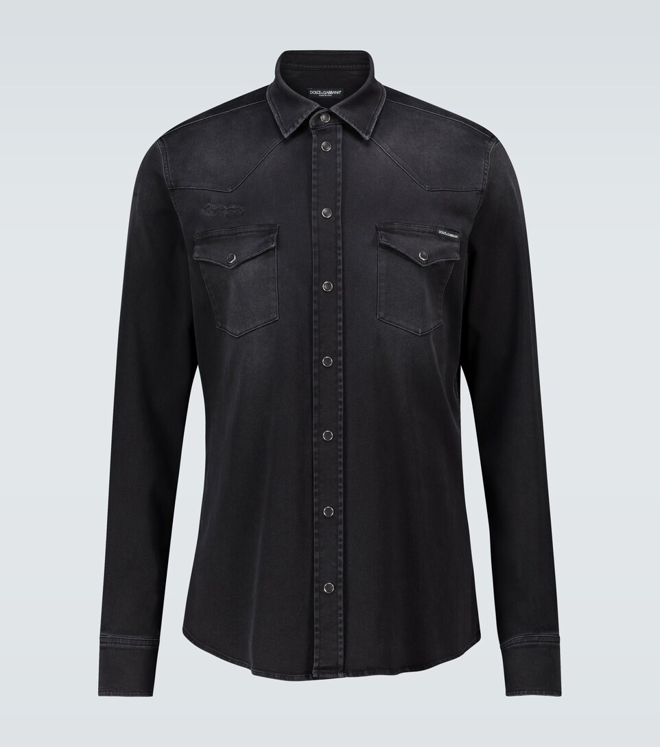 Straight-Fit Denim Shirt | Dolce 