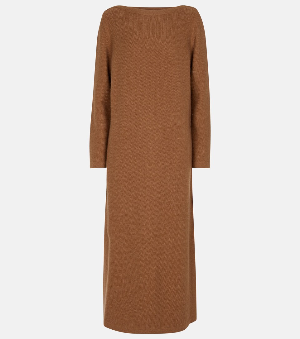 cashmere midi dress