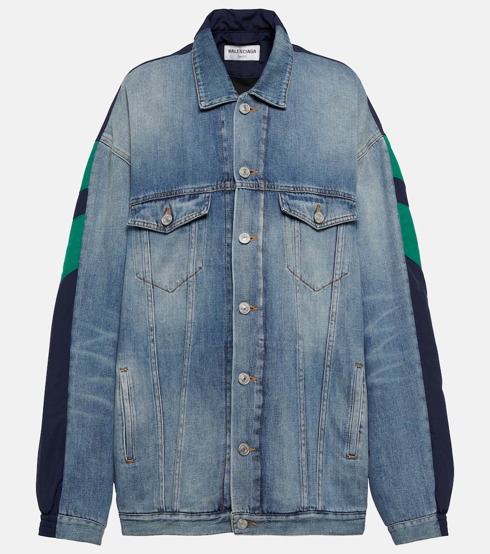 Balenciaga - Jersey-paneled denim 