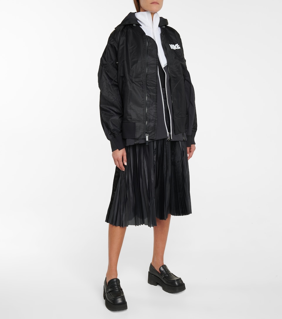 Nike - x sacai layered bomber jacket | Mytheresa
