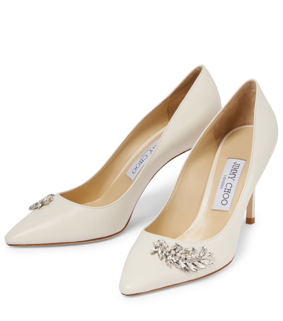 Jimmy Choo - Romy 85 embellished pumps 