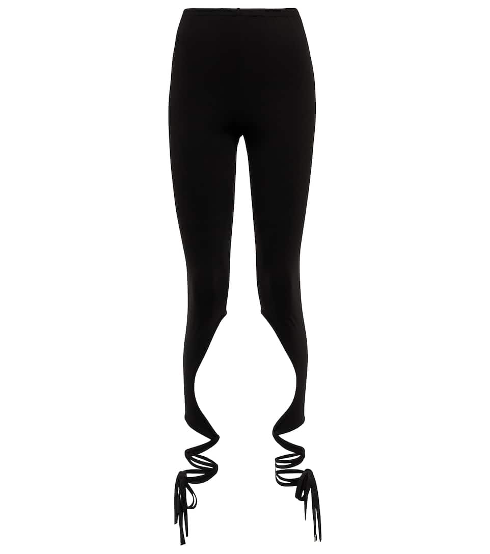 Leggings Davie in jersey con cut-out Mytheresa Donna Abbigliamento Pantaloni e jeans Pantaloni Leggings & Treggings 