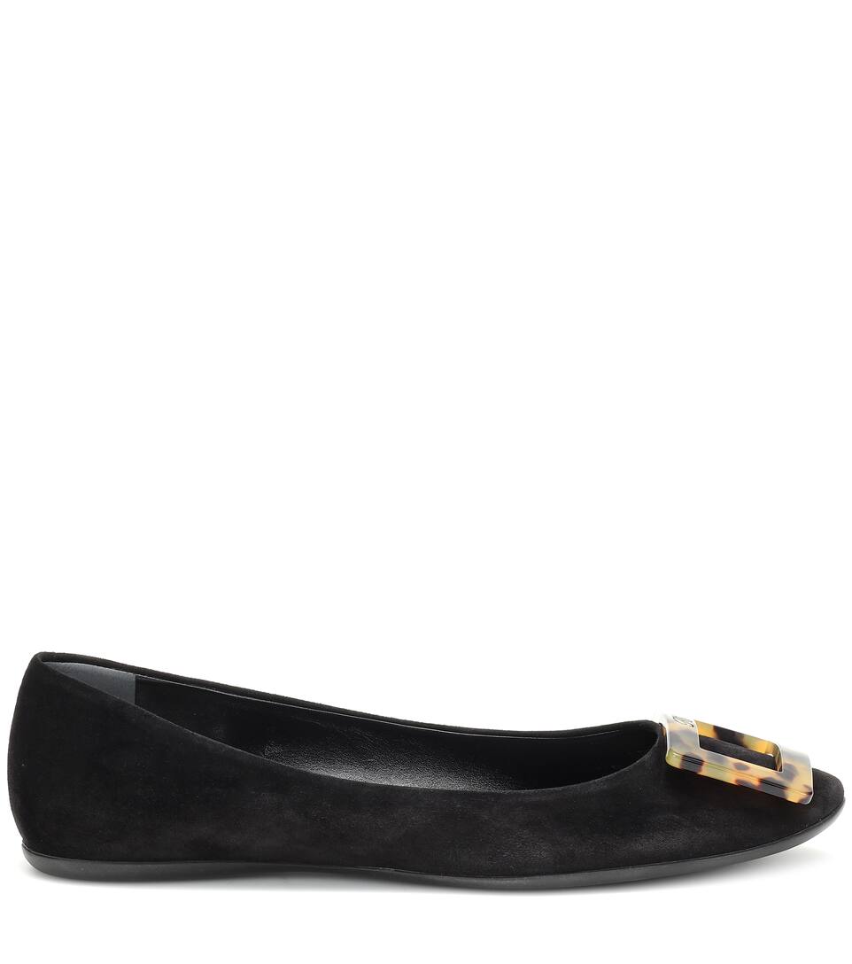 Gommette En Daim Ballerines Roger Vivier D2HW9EI