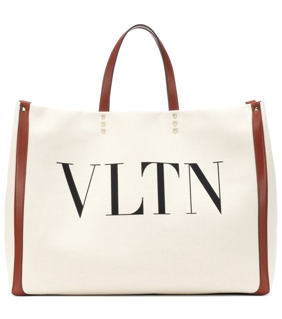 Valentino Garavani Grand Plage Vltn Canvas Tote