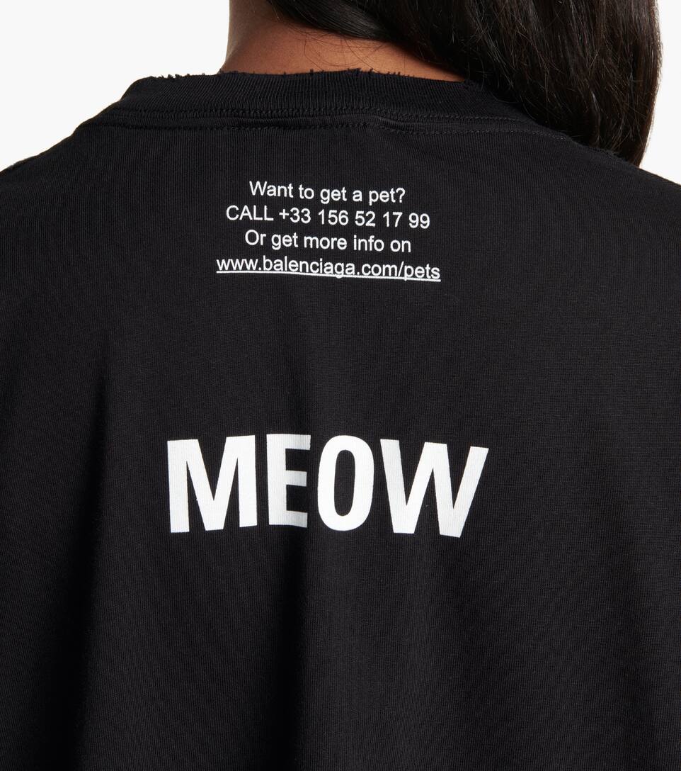 balenciaga cat shirt