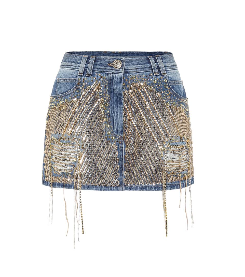 balmain embellished jeans