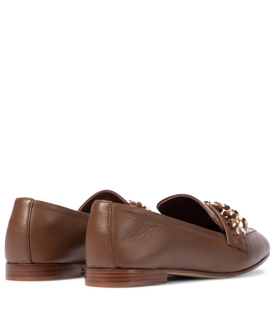 Max Mara Leather loafers Mytheresa
