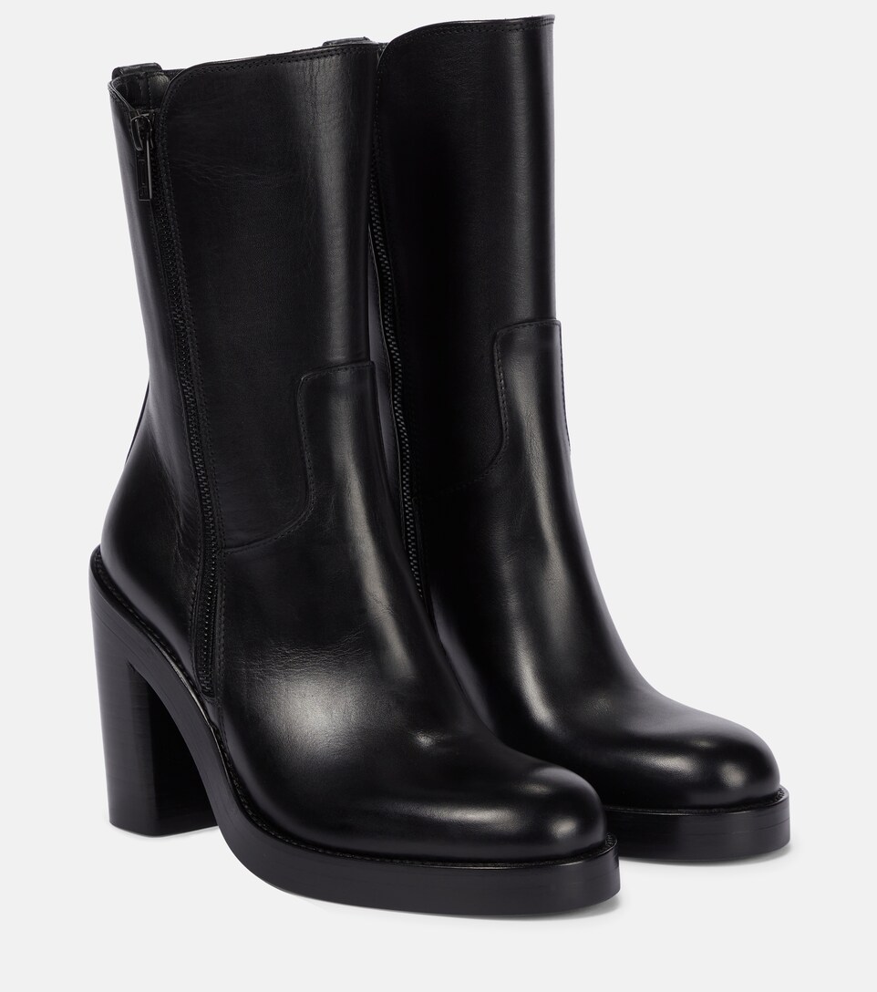 ann demeulemeester heeled boots
