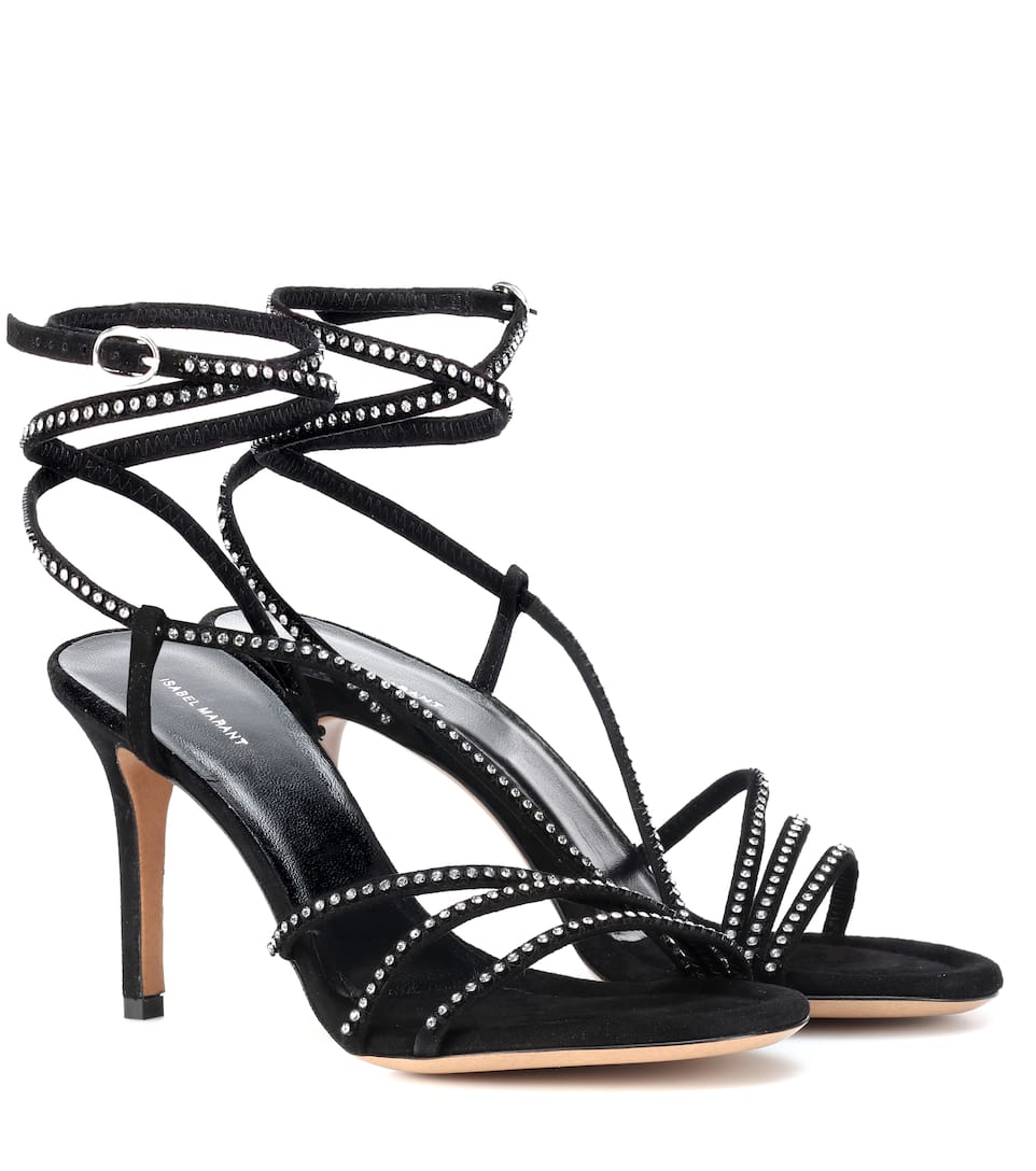 isabel marant crystal sandals