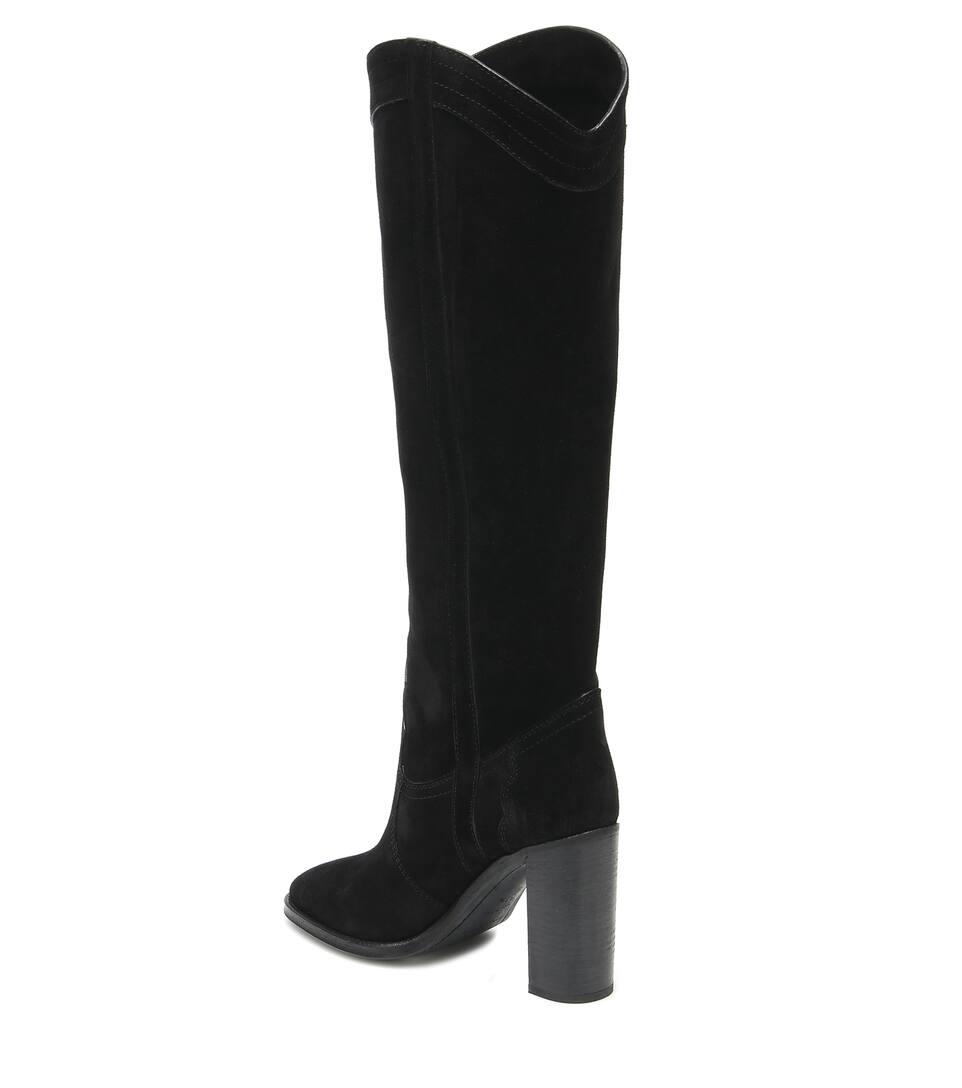 saint laurent kate knee high boots