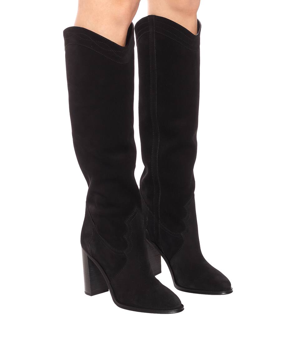 saint laurent kate knee high boots